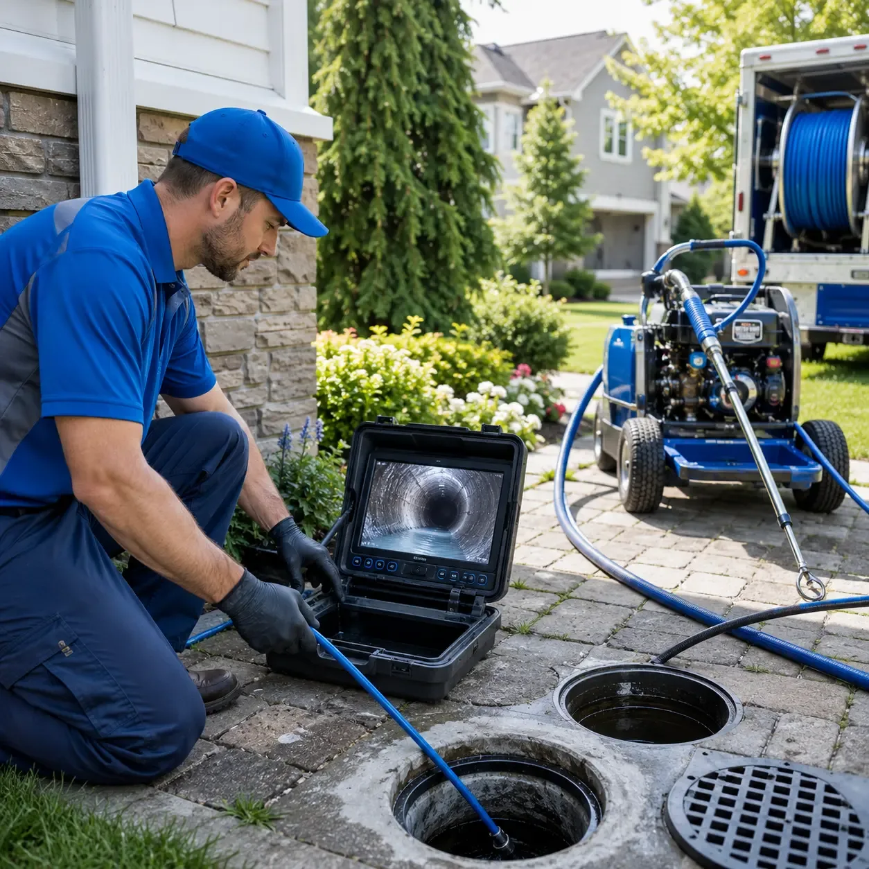 Outdoor drain cleaning professionals serving Stovall, NC